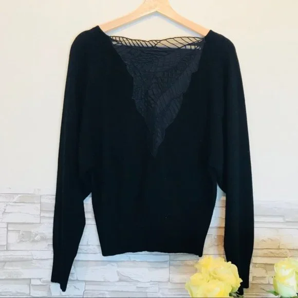 IQ Knitwear Lambswool Angora Vintage Sweater M - Picture 2 of 8